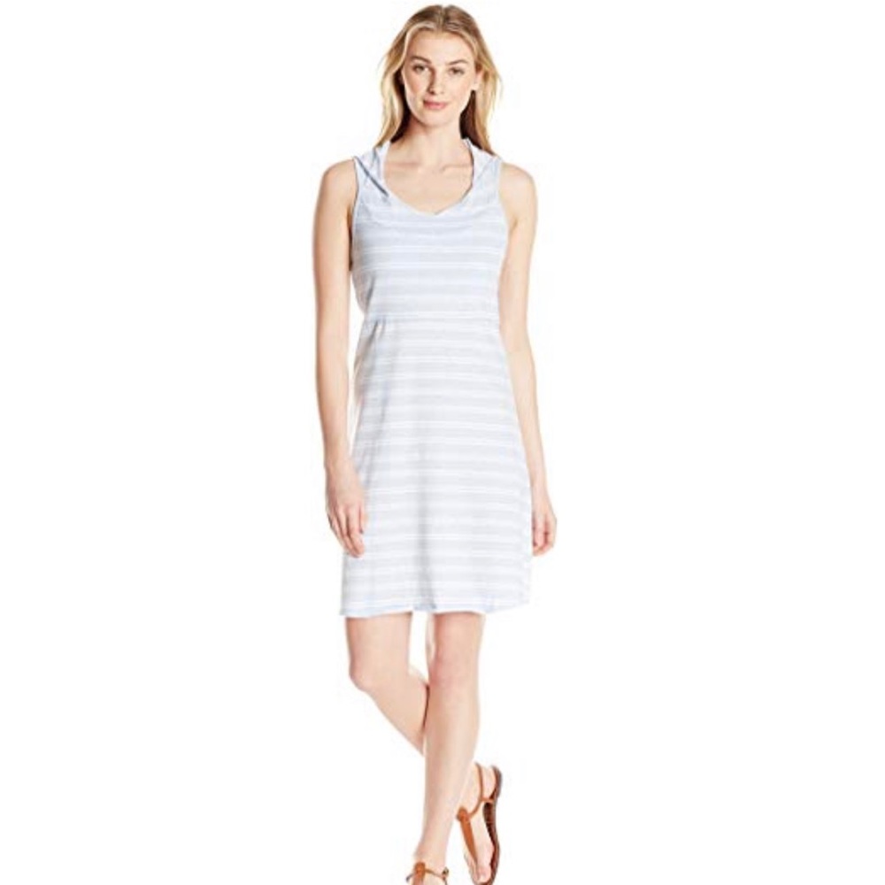 ANDREW MARC NEW YORK NWT Hooded Stripe Dress